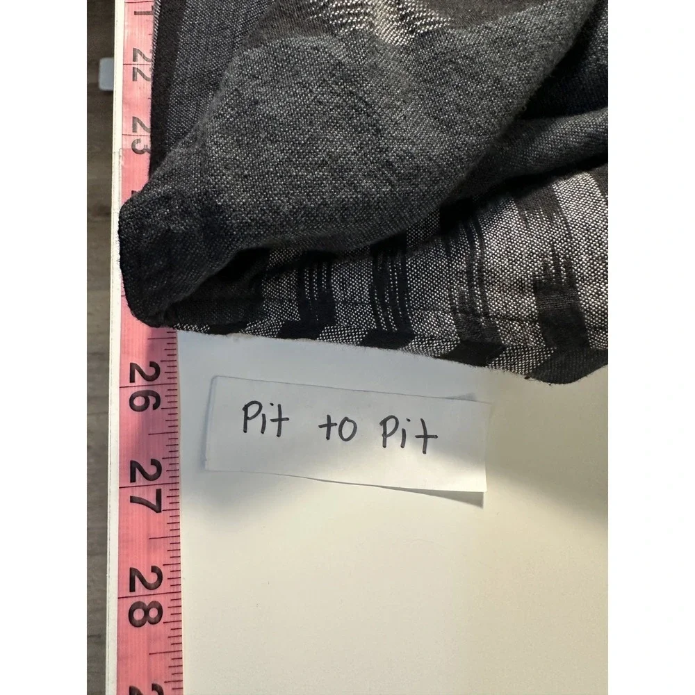 Yasuko Kurisaka Tunic One Size Cotton Lagenlook  Minimalist Oversized Asymmetric - Picture 10 of 16